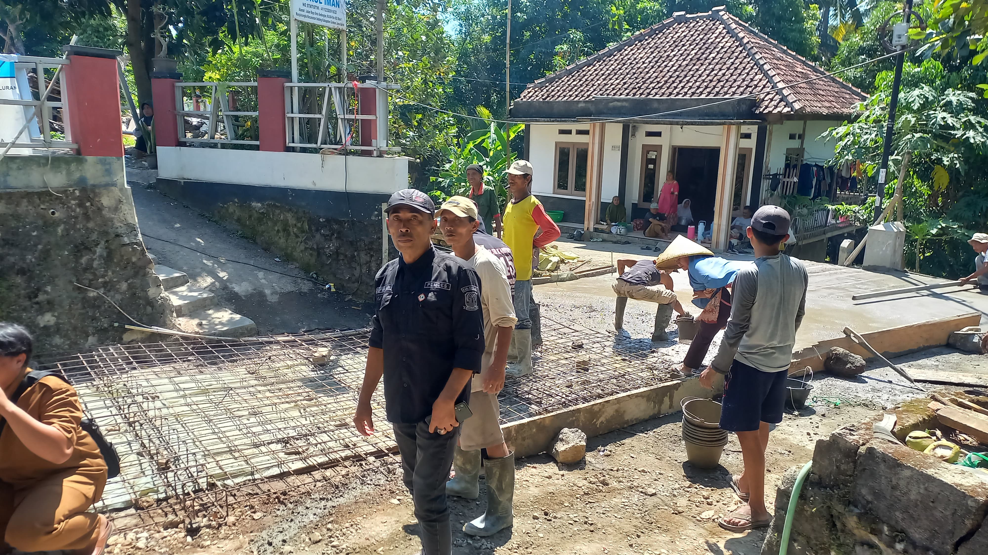 Pembangunan Deker Saluran Air Blok 1 Munjulnangka Tingkatkan Infrastruktur dan Pemberdayaan Warga